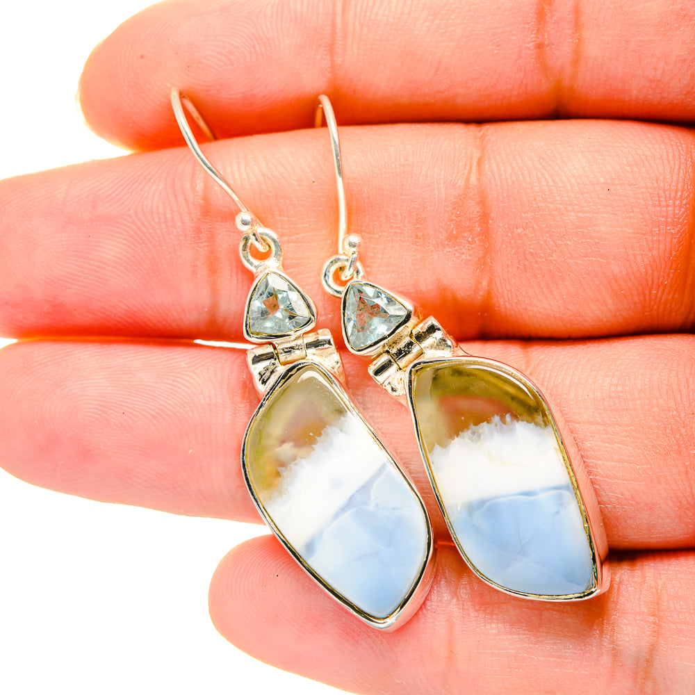 Owyhee Opal Earrings handcrafted by Anasilvercos - EARR420071