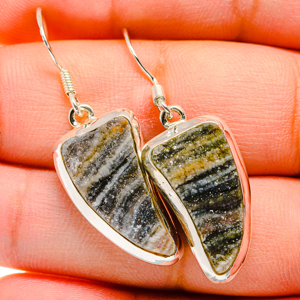 Desert Druzy Earrings handcrafted by Anasilvercos - EARR420083