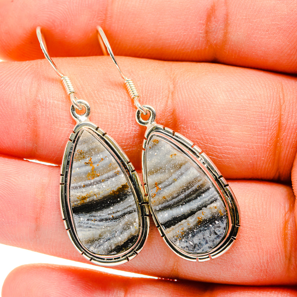 Desert Druzy Earrings handcrafted by Anasilvercos - EARR420107