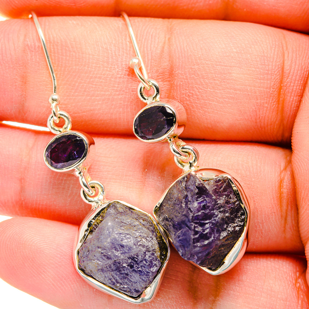 Tanzanite Earrings handcrafted by Anasilvercos - EARR420108