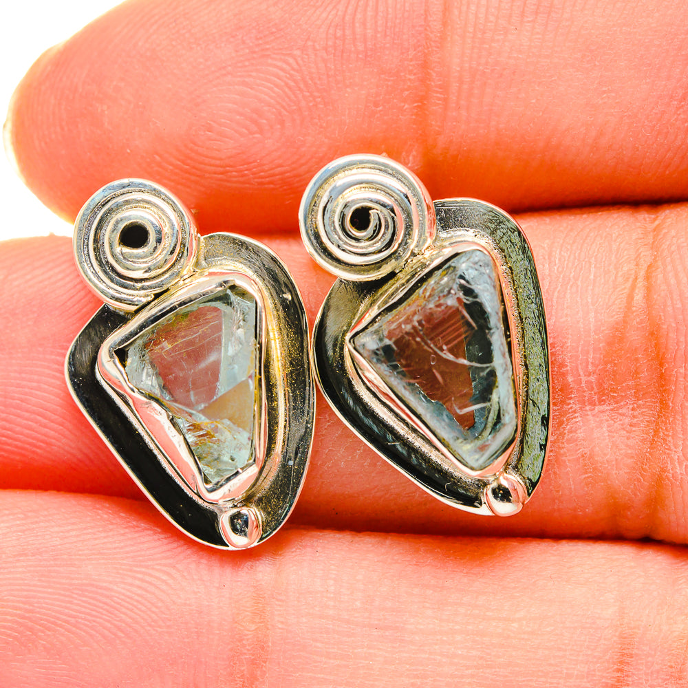 Aquamarine Earrings handcrafted by Anasilvercos - EARR420157