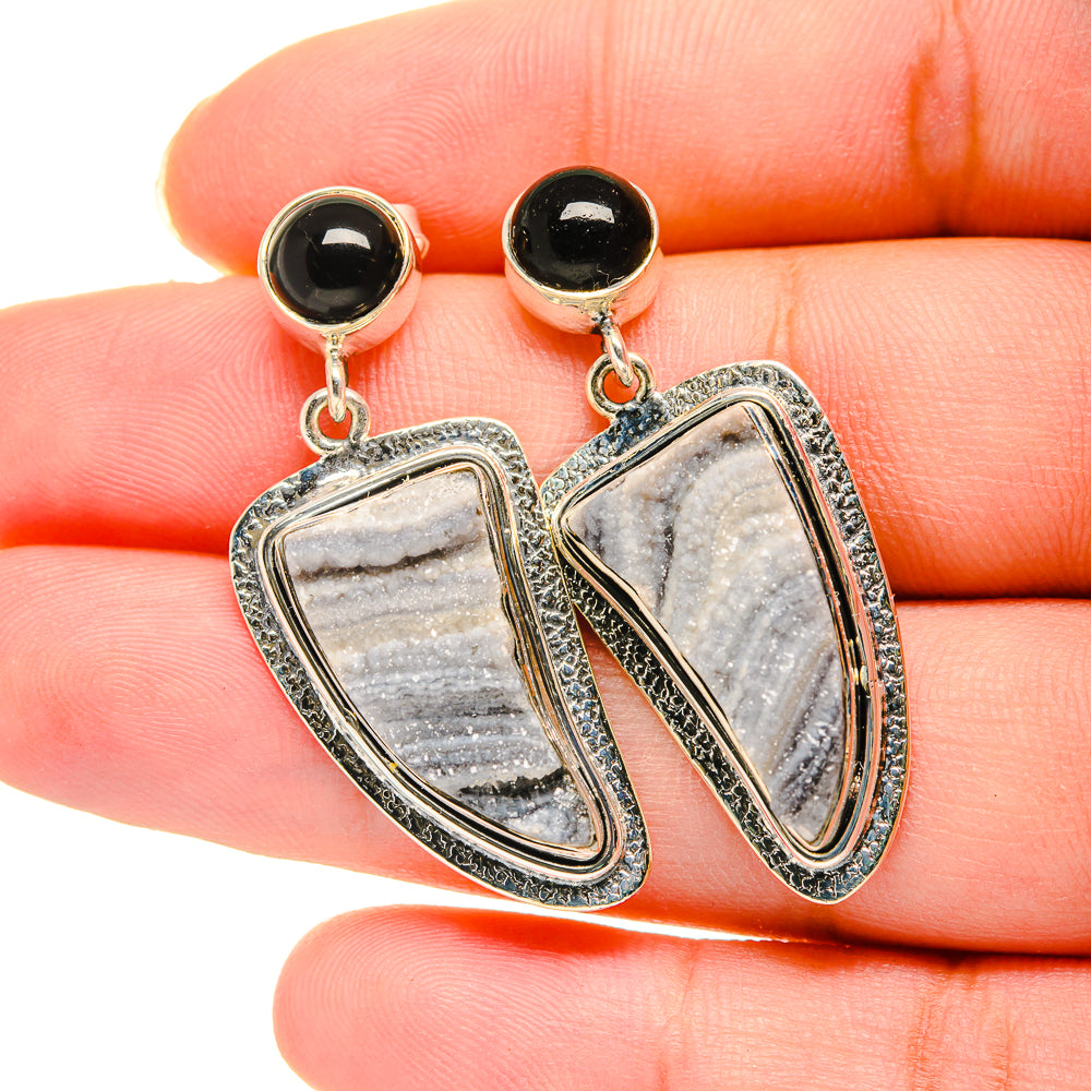 Desert Druzy Earrings handcrafted by Anasilvercos - EARR420159
