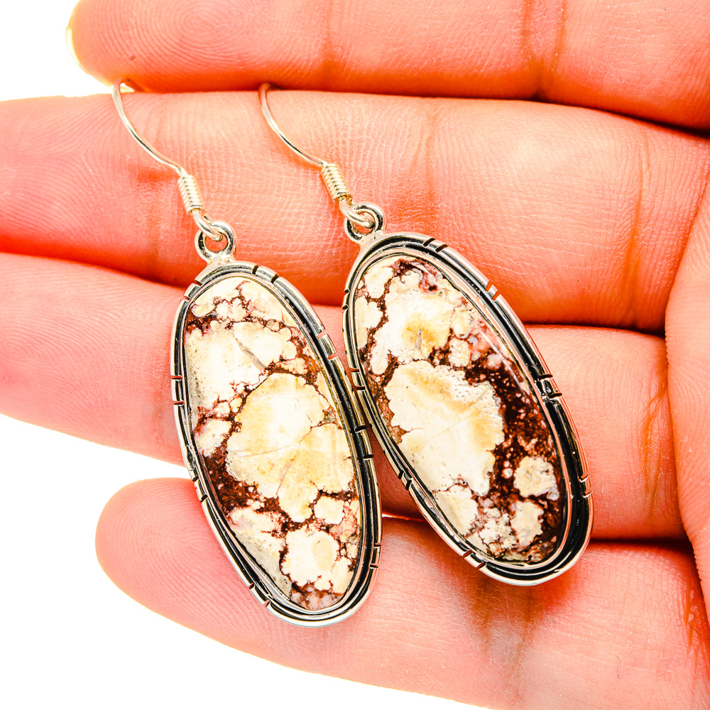 Red Jasper Earrings handcrafted by Anasilvercos - EARR420208