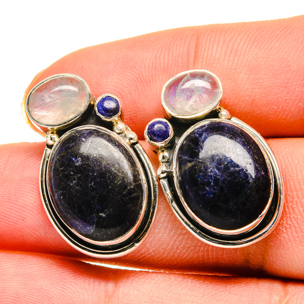 Sodalite Earrings handcrafted by Anasilvercos - EARR420212