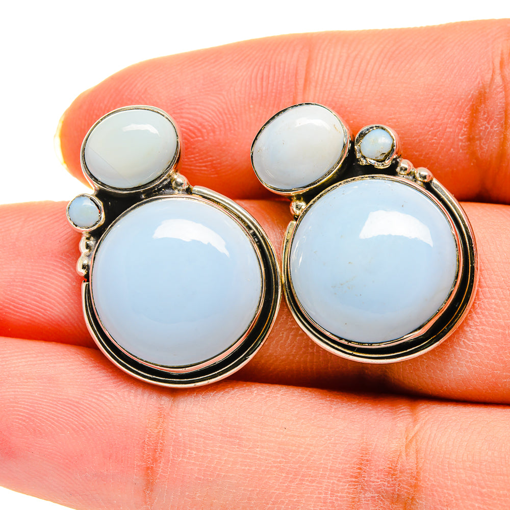 Owyhee Opal Earrings handcrafted by Anasilvercos - EARR420224