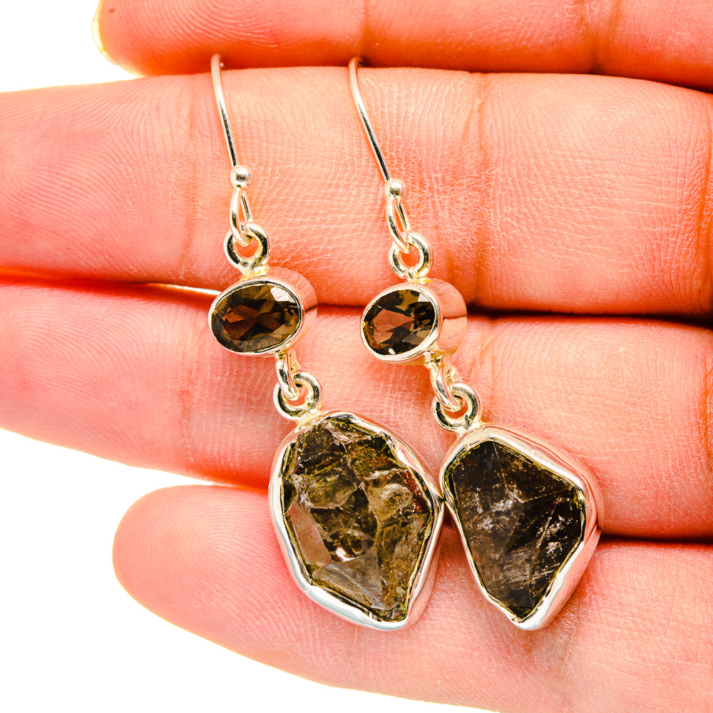 Herkimer Diamond Earrings handcrafted by Anasilvercos - EARR420230