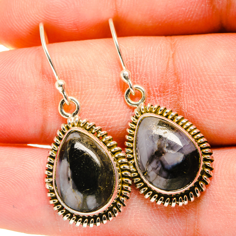 Gabbro Stone Earrings handcrafted by Anasilvercos - EARR420246