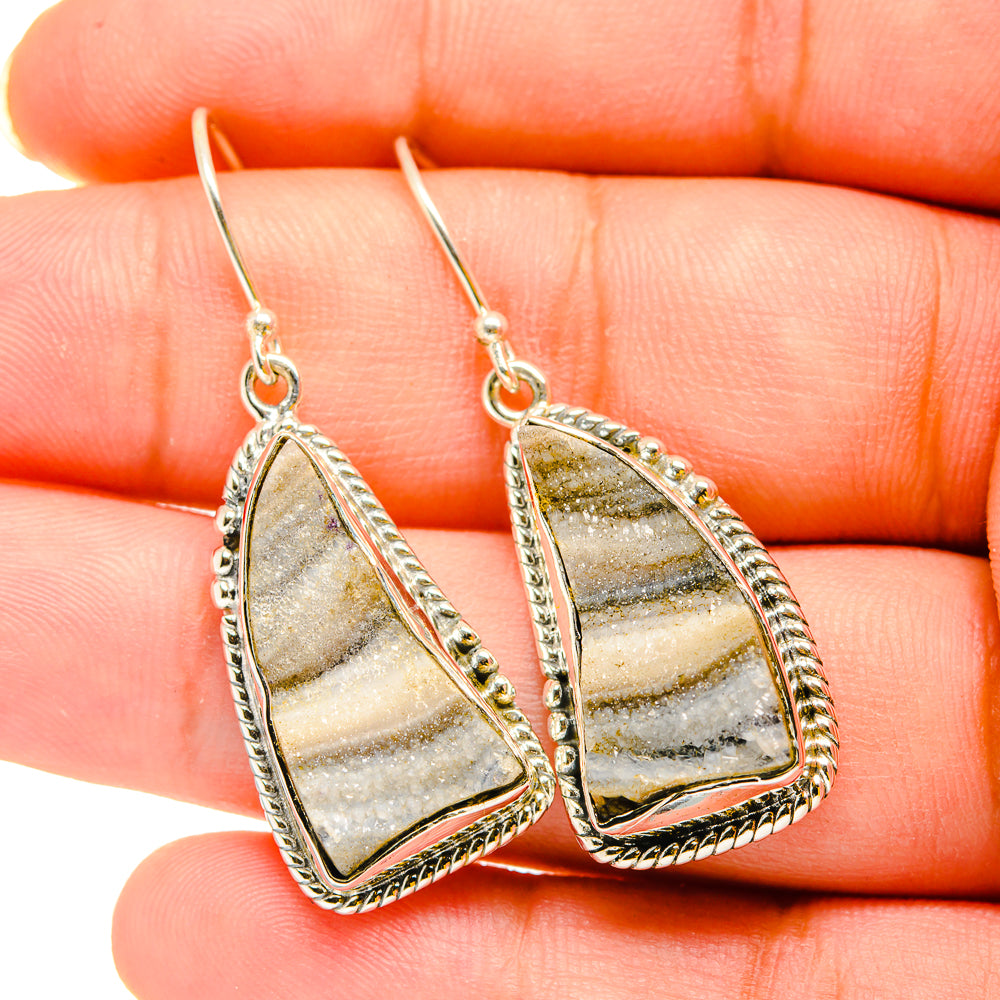Desert Druzy Earrings handcrafted by Anasilvercos - EARR420276