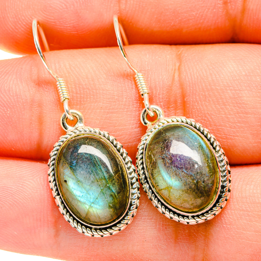 Labradorite Earrings handcrafted by Anasilvercos - EARR420286