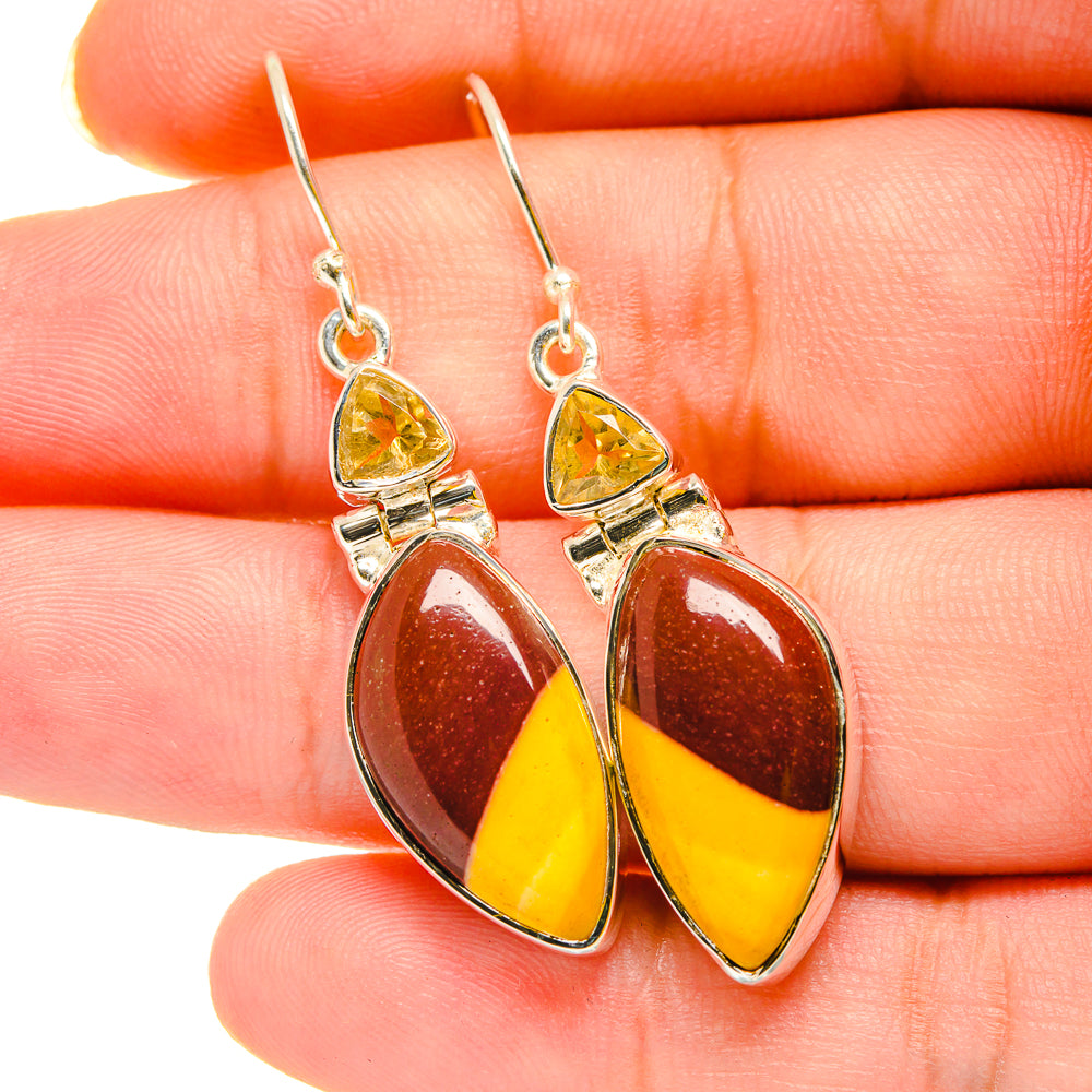 Mookaite Earrings handcrafted by Anasilvercos - EARR420299