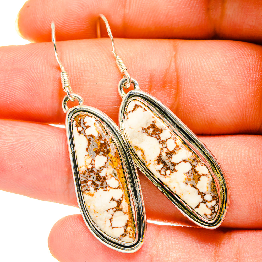 Wild Horse Jasper Earrings handcrafted by Anasilvercos - EARR420305