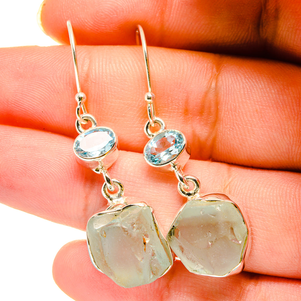 Aquamarine Earrings handcrafted by Anasilvercos - EARR420324