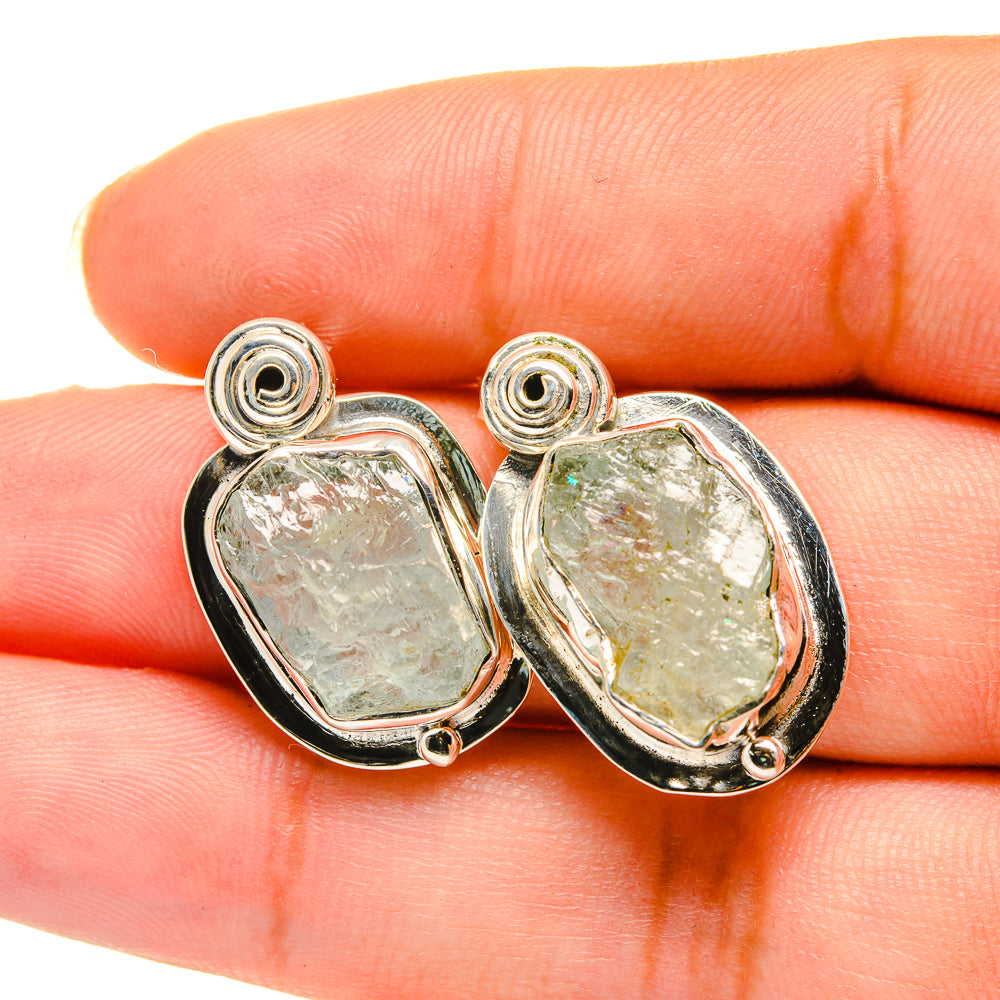 Aquamarine Earrings handcrafted by Anasilvercos - EARR420342