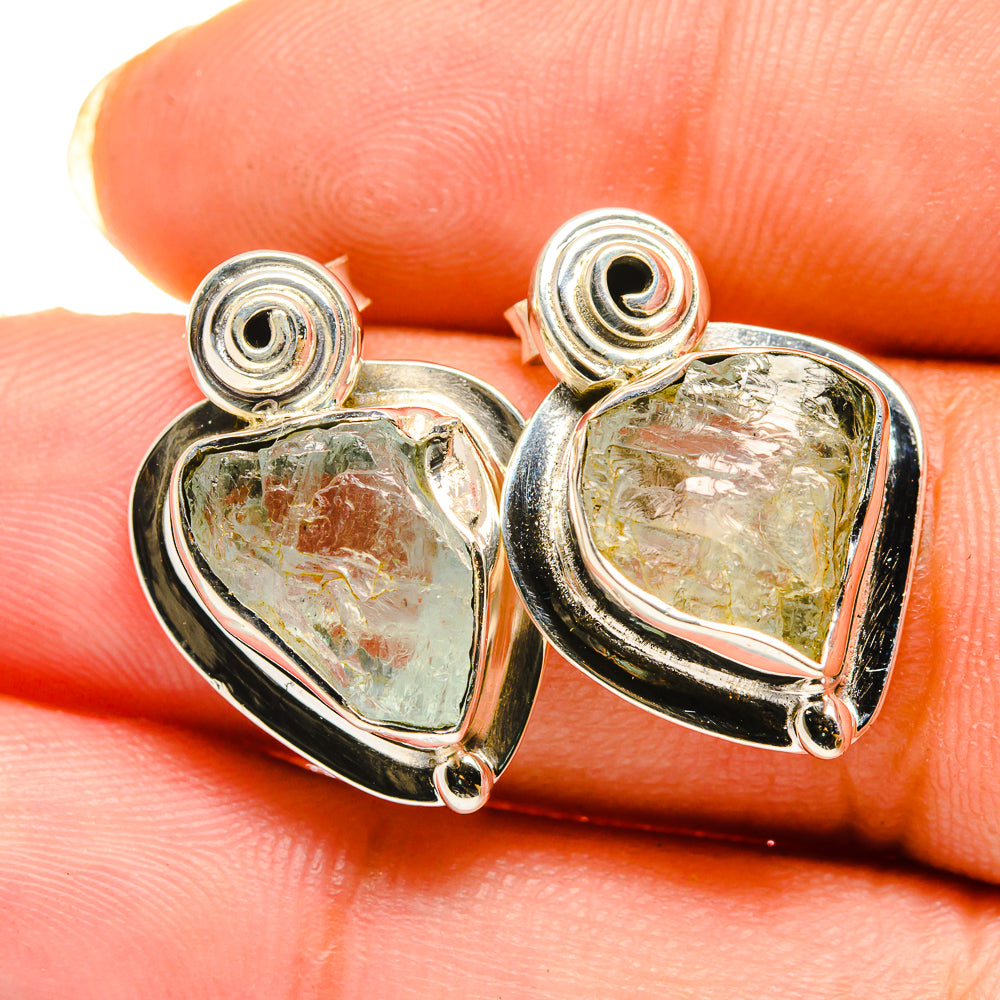 Green Amethyst Earrings handcrafted by Anasilvercos - EARR420359