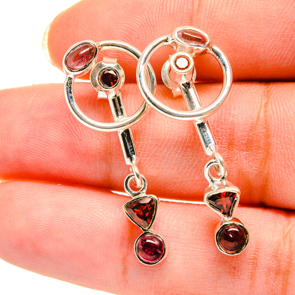 Pink Tourmaline Earrings handcrafted by Anasilvercos - EARR420390