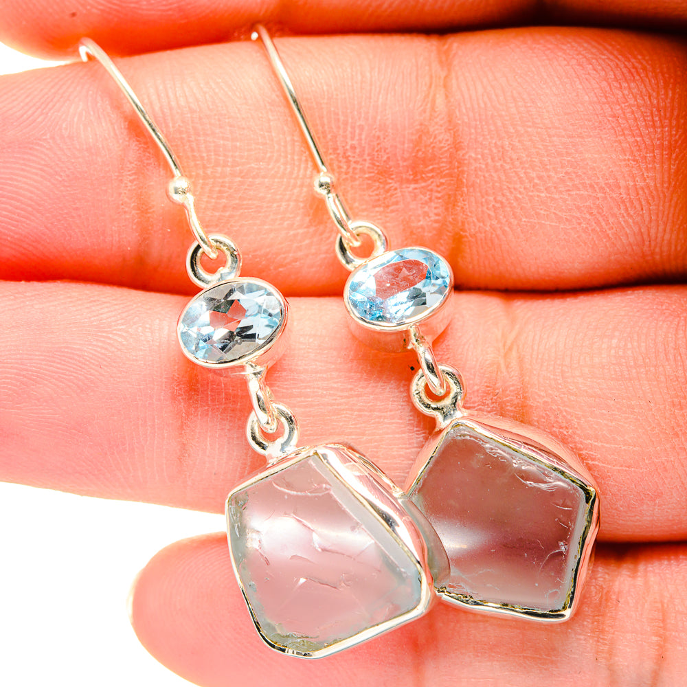 Aquamarine Earrings handcrafted by Anasilvercos - EARR420441