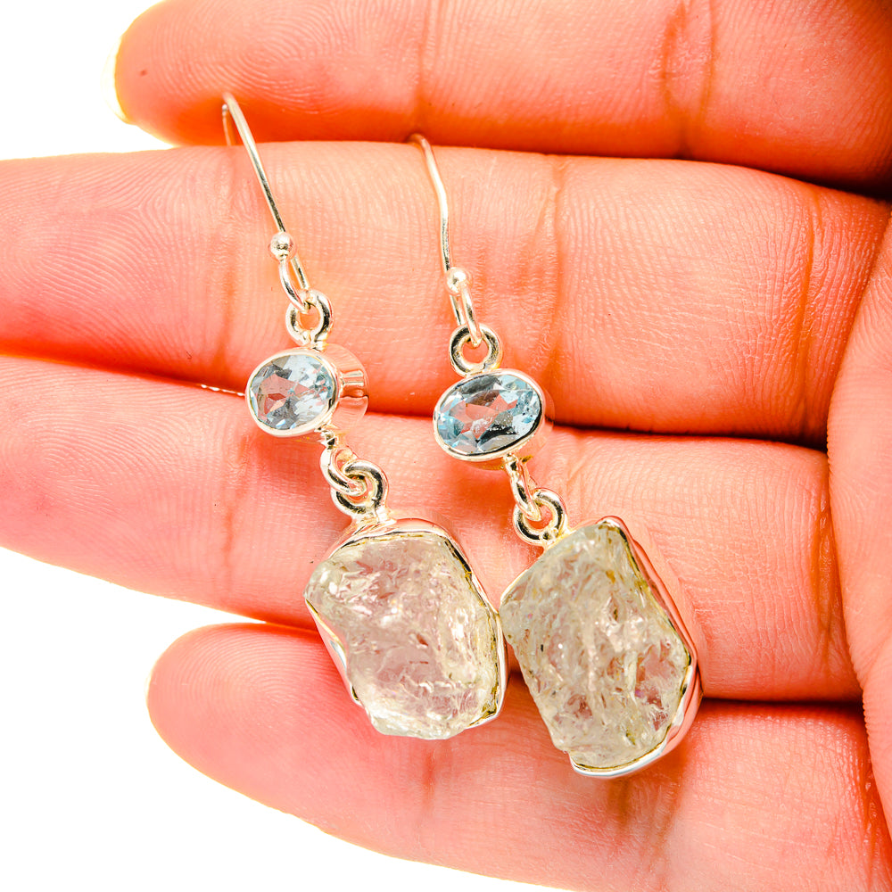 Aquamarine Earrings handcrafted by Anasilvercos - EARR420500