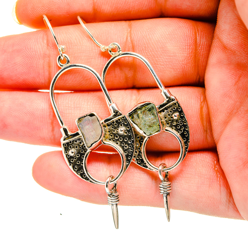 Aquamarine Earrings handcrafted by Anasilvercos - EARR420501