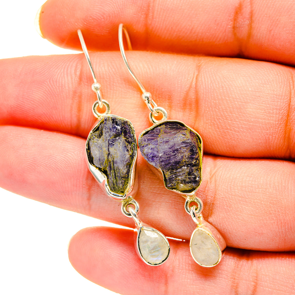 Tanzanite Earrings handcrafted by Anasilvercos - EARR420507