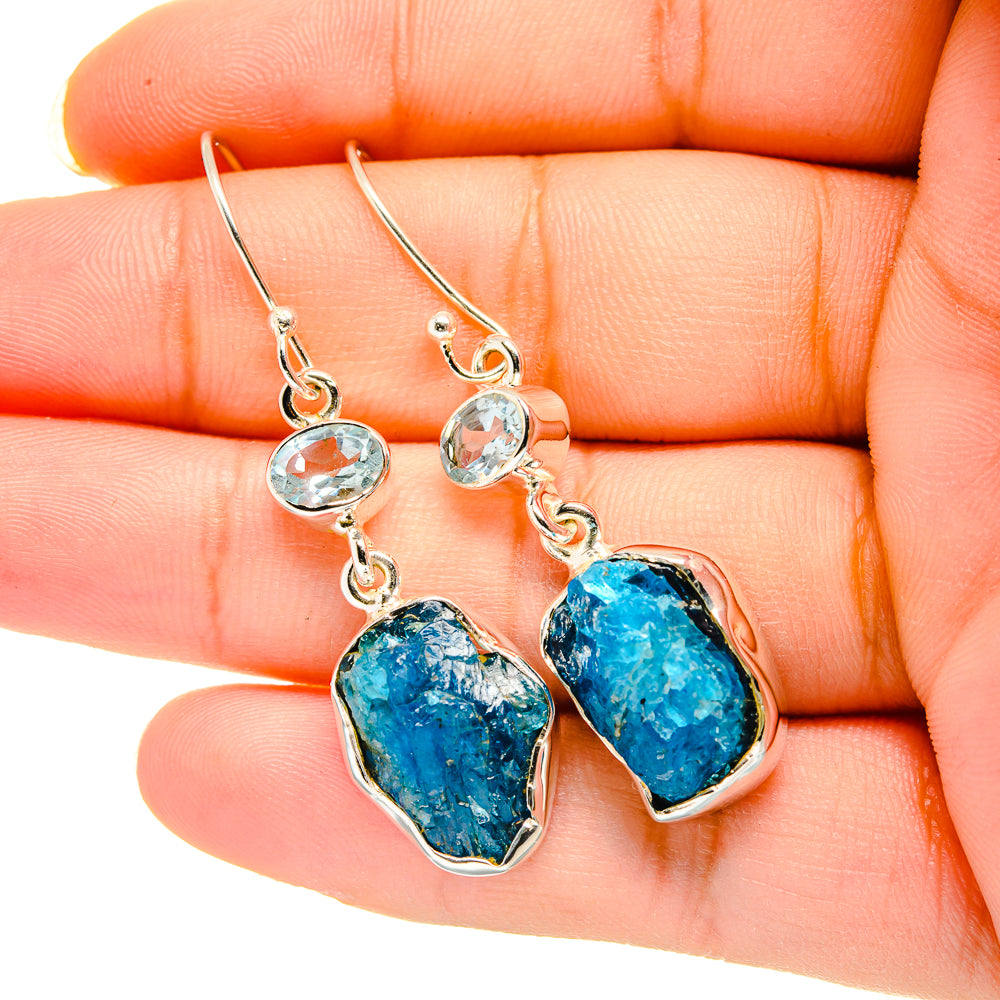 Apatite Earrings handcrafted by Anasilvercos - EARR420518