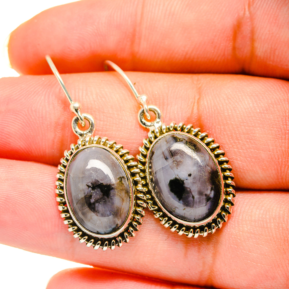 Gabbro Stone Earrings handcrafted by Anasilvercos - EARR420586