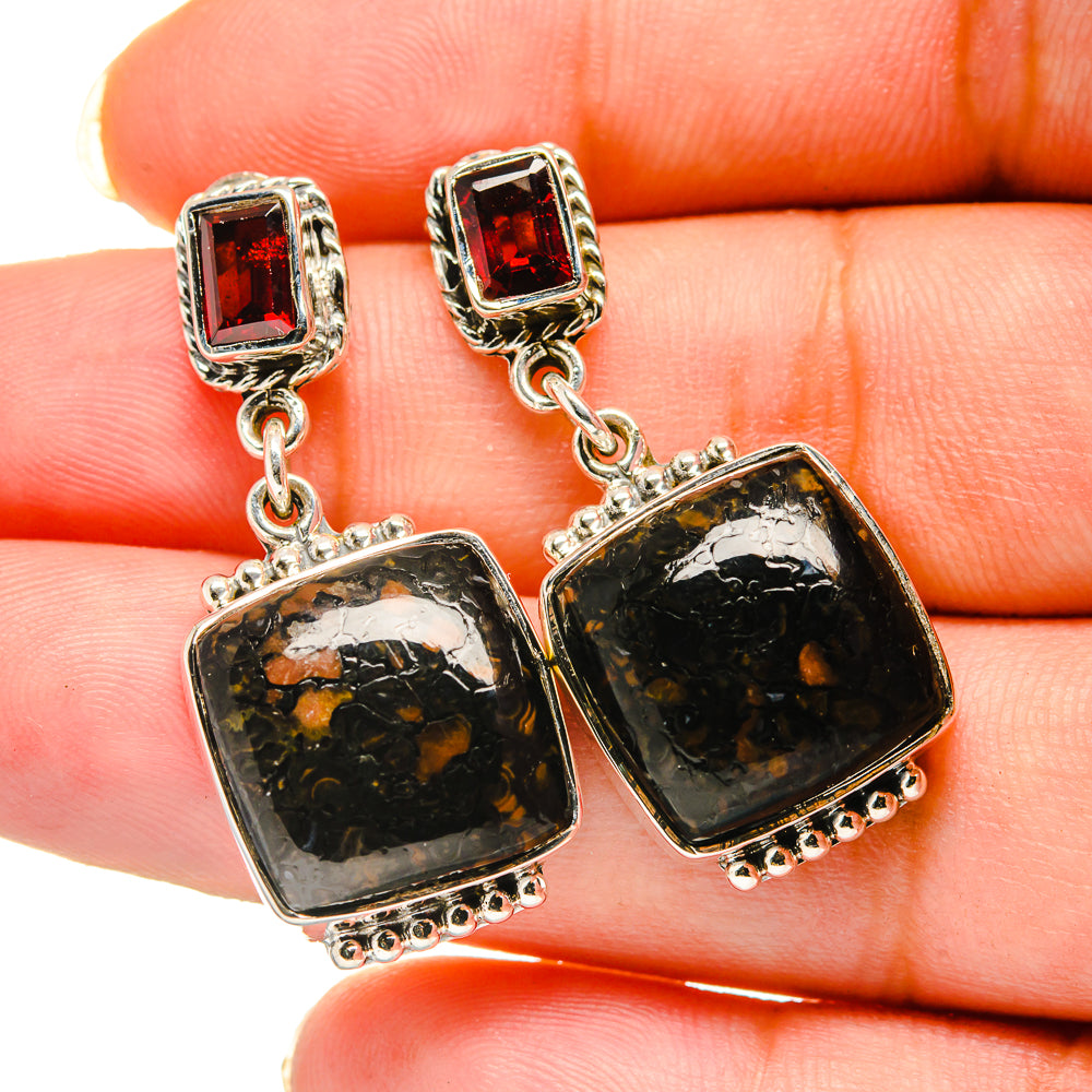 Dinosaur Bone Earrings handcrafted by Anasilvercos - EARR420600