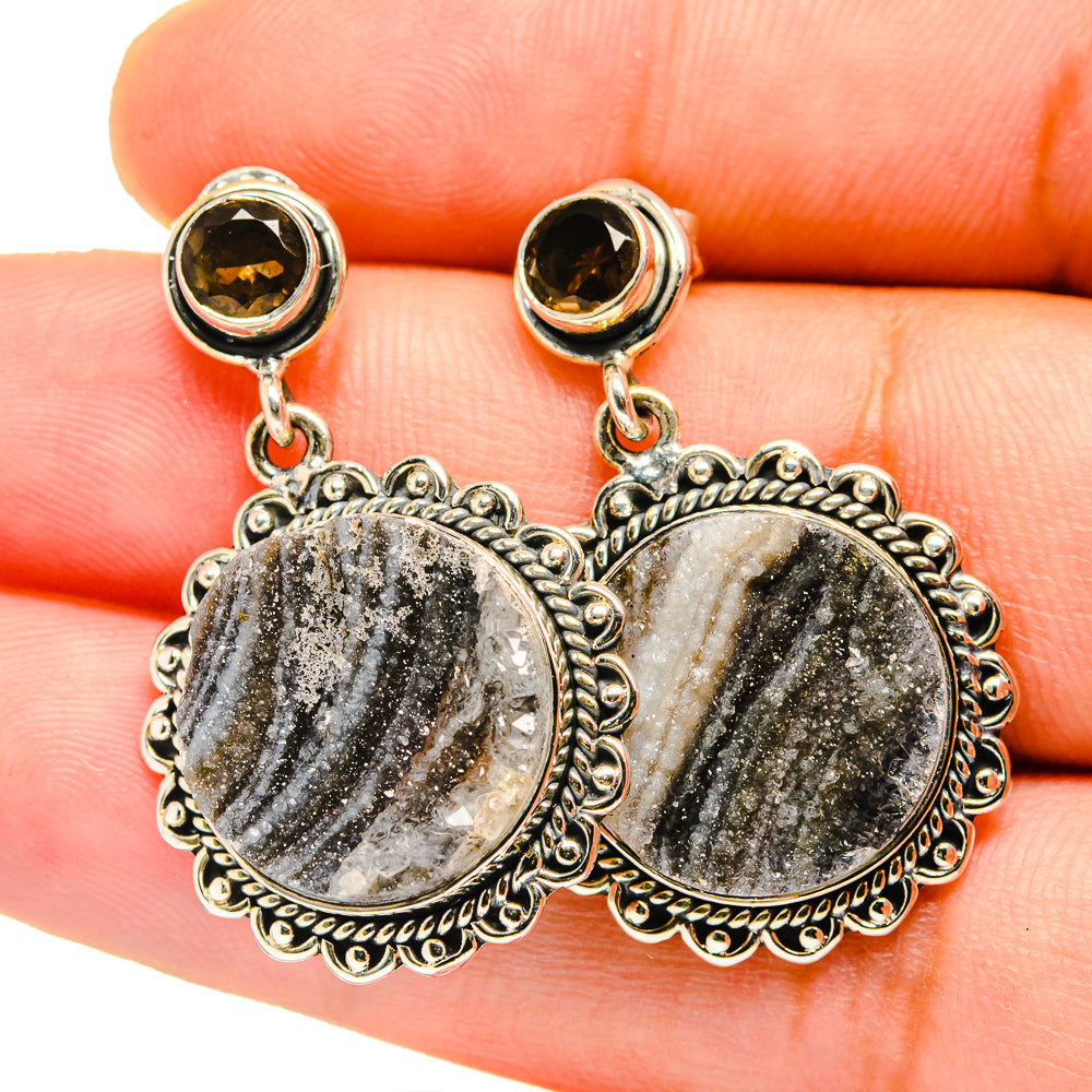 Desert Druzy Earrings handcrafted by Anasilvercos - EARR420646