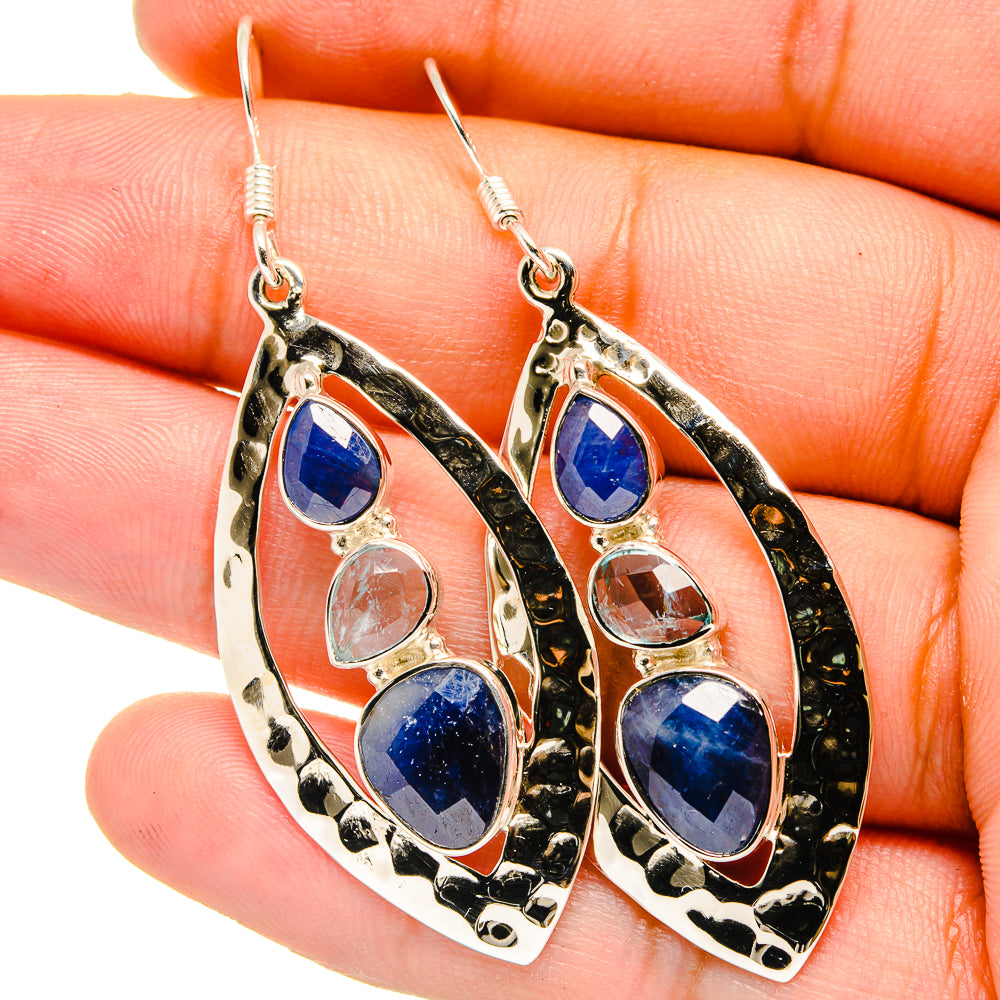 Tanzanite Earrings handcrafted by Anasilvercos - EARR420660