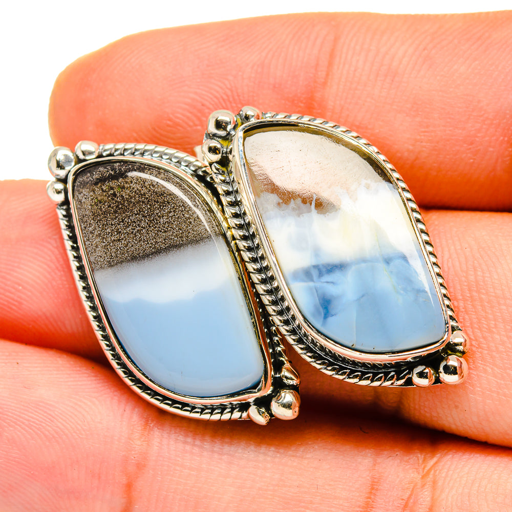 Owyhee Opal Earrings handcrafted by Anasilvercos - EARR420694