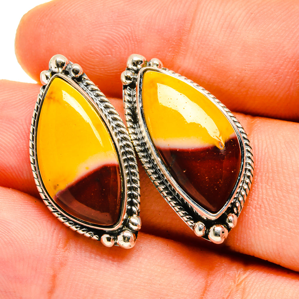 Mookaite Earrings handcrafted by Anasilvercos - EARR420699