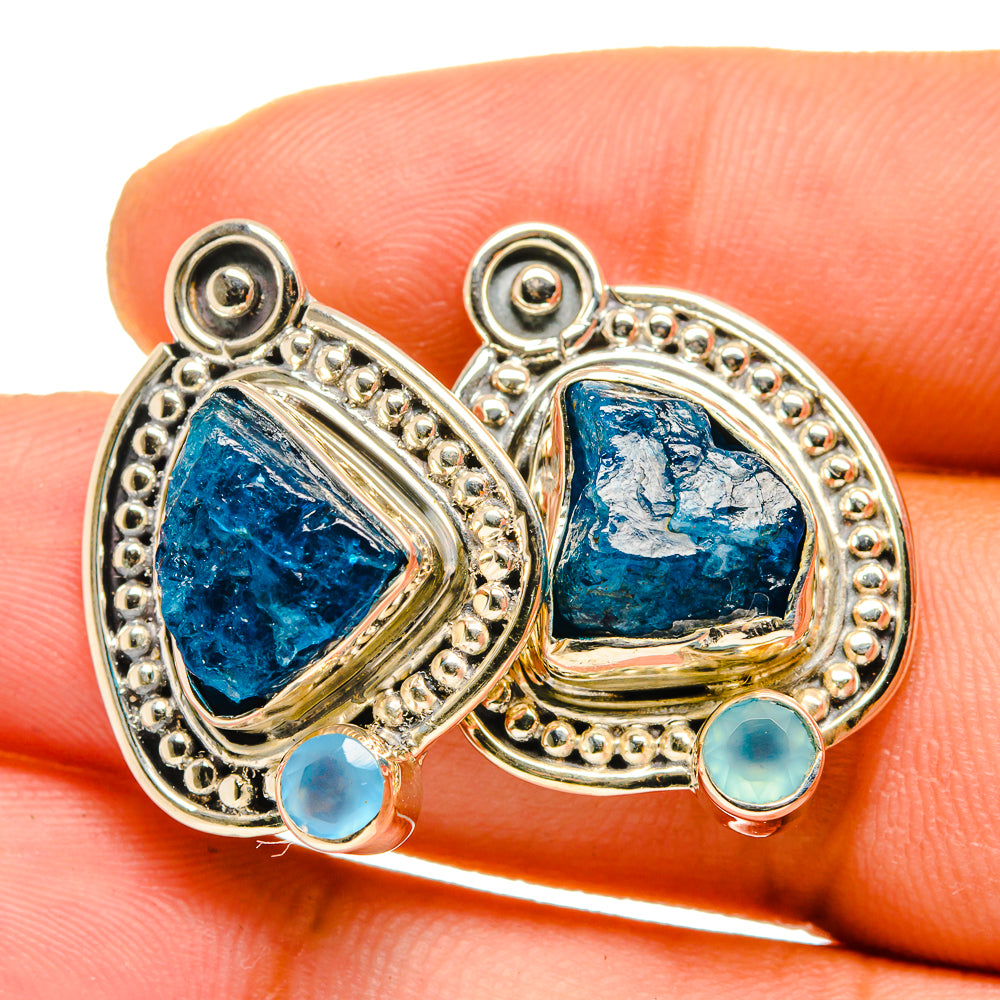 Apatite Earrings handcrafted by Anasilvercos - EARR420710
