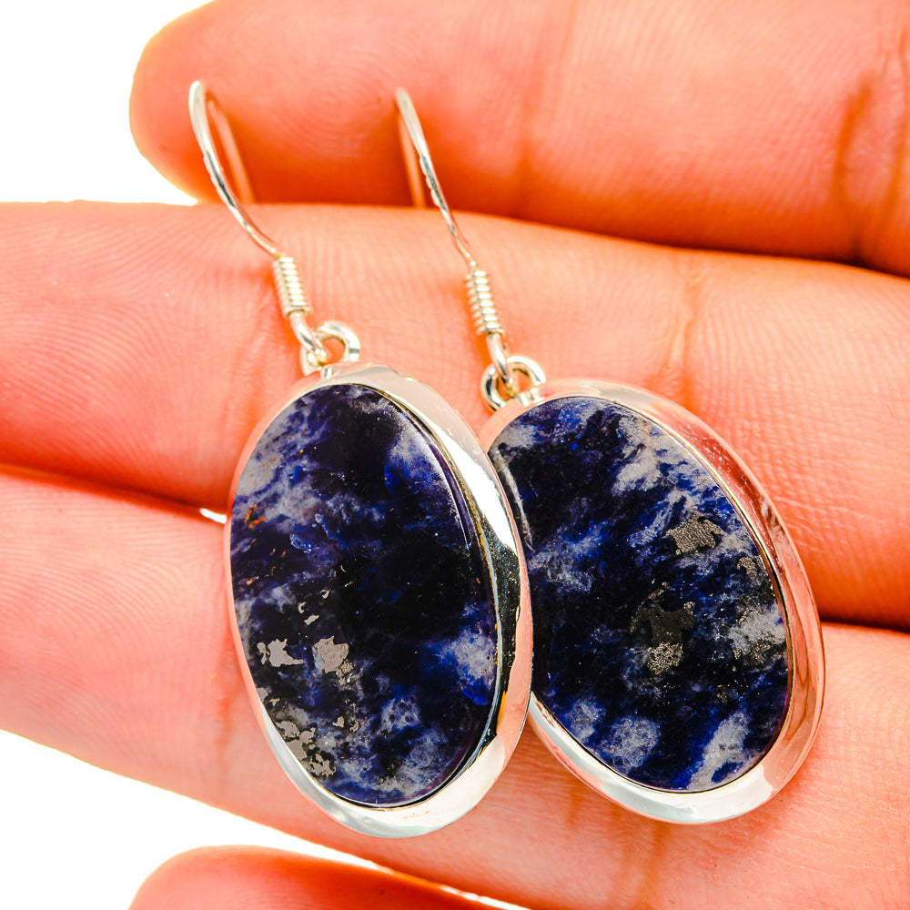 Sodalite Earrings handcrafted by Anasilvercos - EARR420715