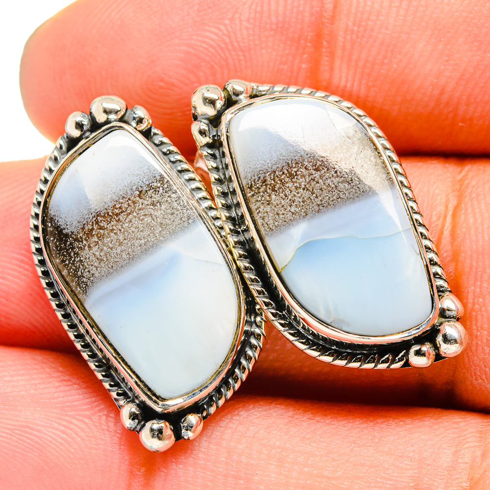 Owyhee Opal Earrings handcrafted by Anasilvercos - EARR420730