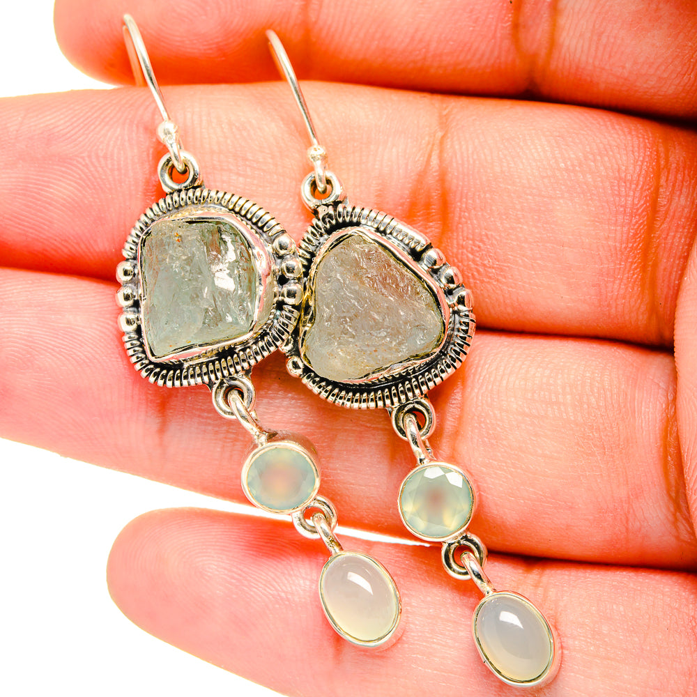 Aquamarine Earrings handcrafted by Anasilvercos - EARR420753