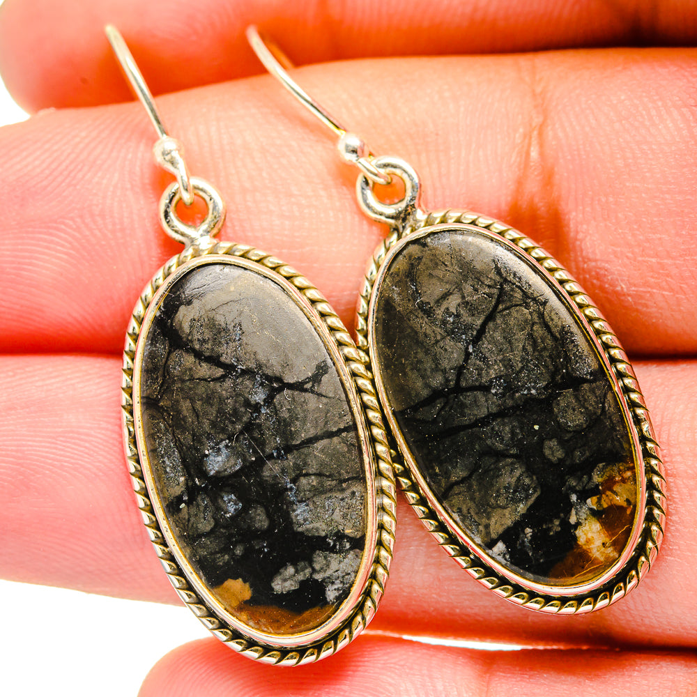 Picasso Jasper Earrings handcrafted by Anasilvercos - EARR420755