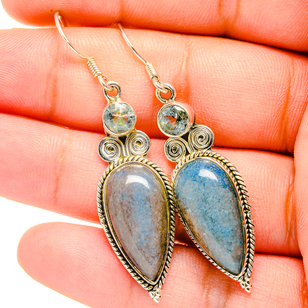 Labradorite Earrings handcrafted by Anasilvercos - EARR420768
