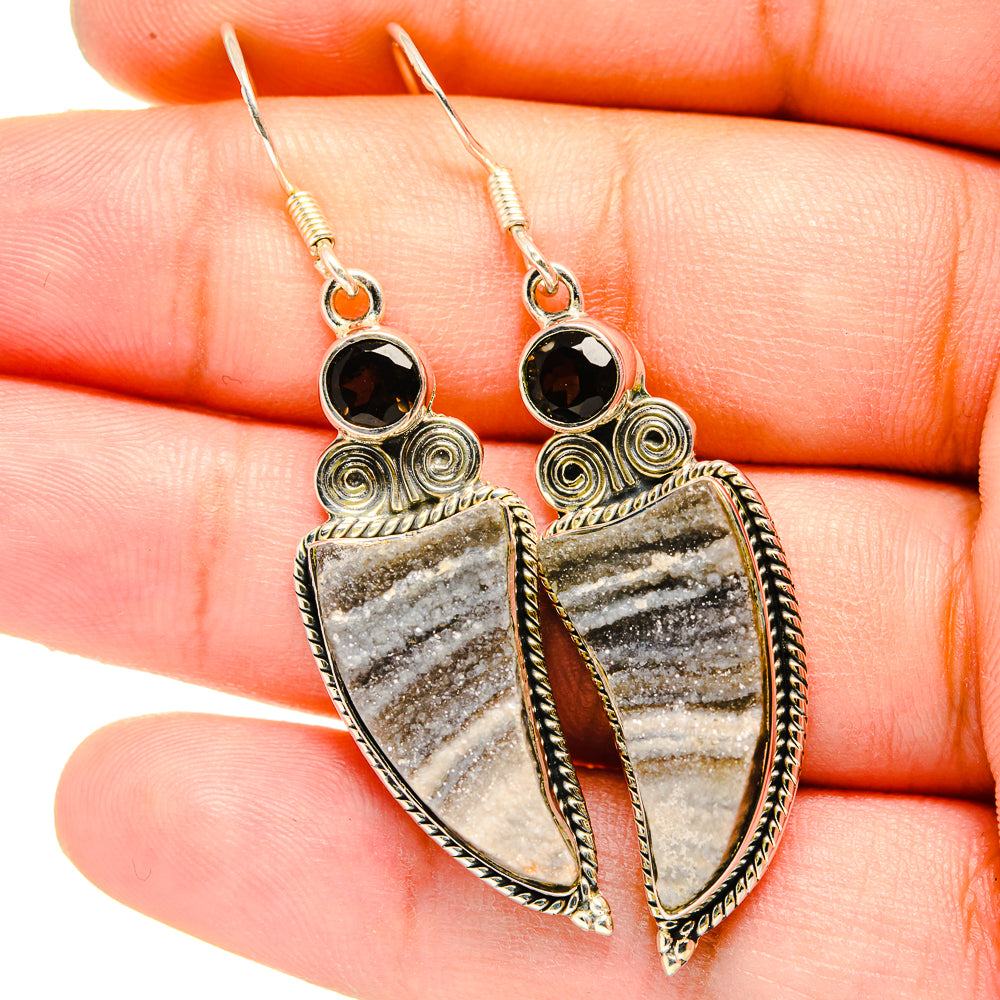 Desert Druzy Earrings handcrafted by Anasilvercos - EARR420772