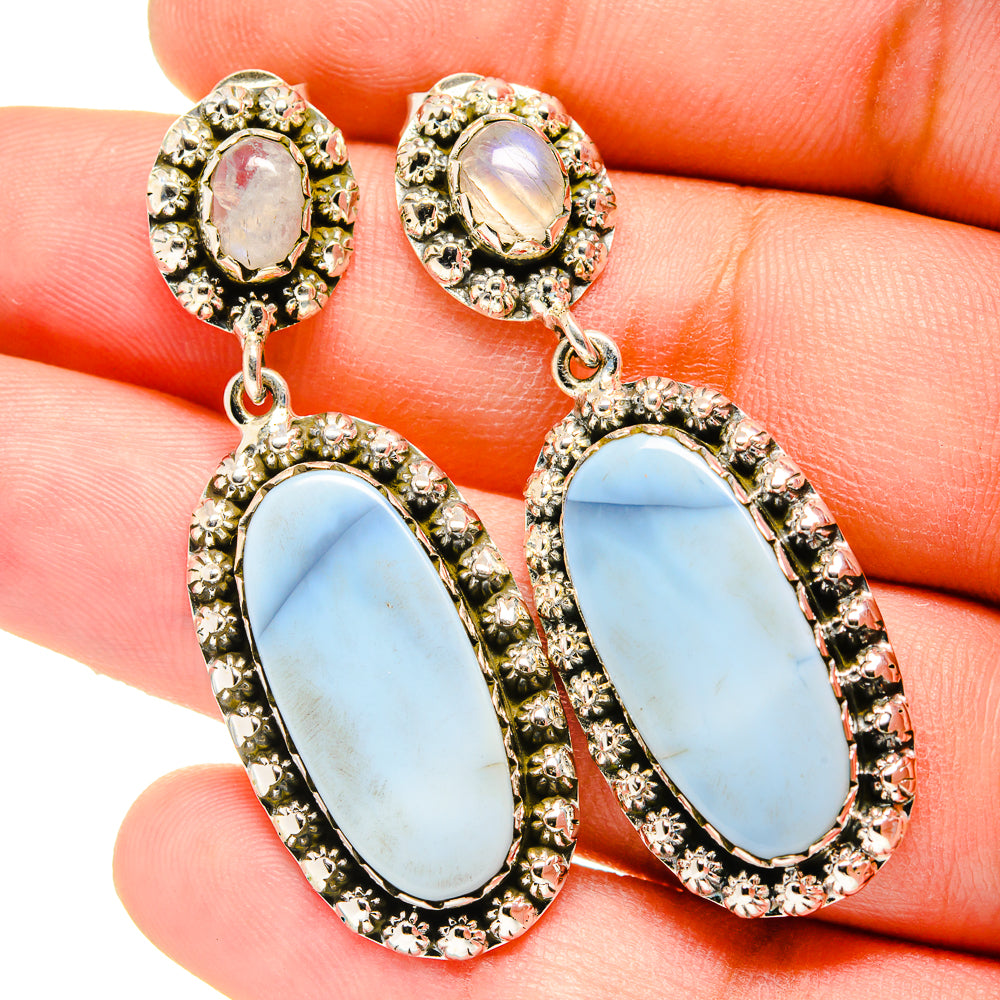 Owyhee Opal Earrings handcrafted by Anasilvercos - EARR420787