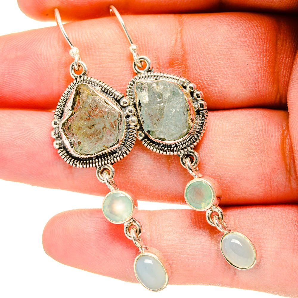 Aquamarine Earrings handcrafted by Anasilvercos - EARR420791