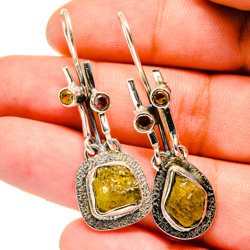 Citrine Earrings handcrafted by Anasilvercos - EARR420796