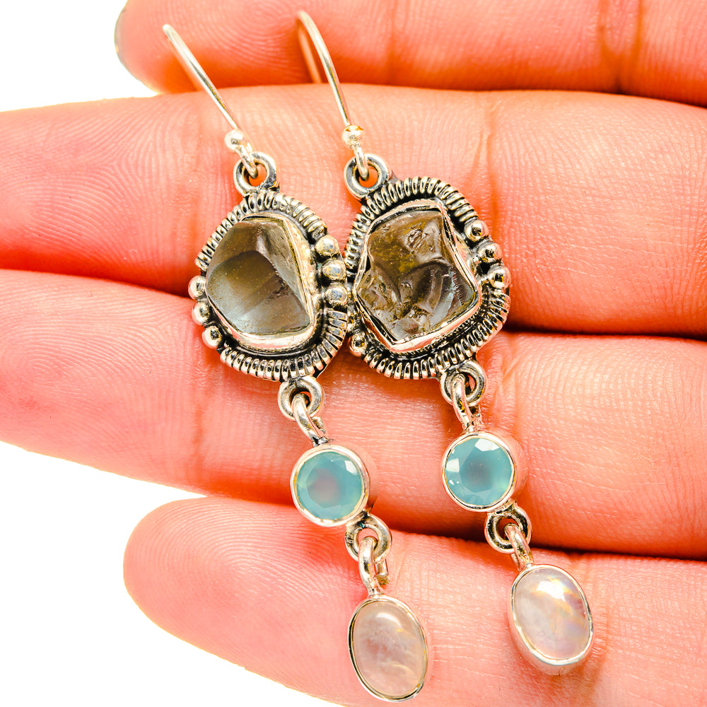 Aquamarine Earrings handcrafted by Anasilvercos - EARR420807