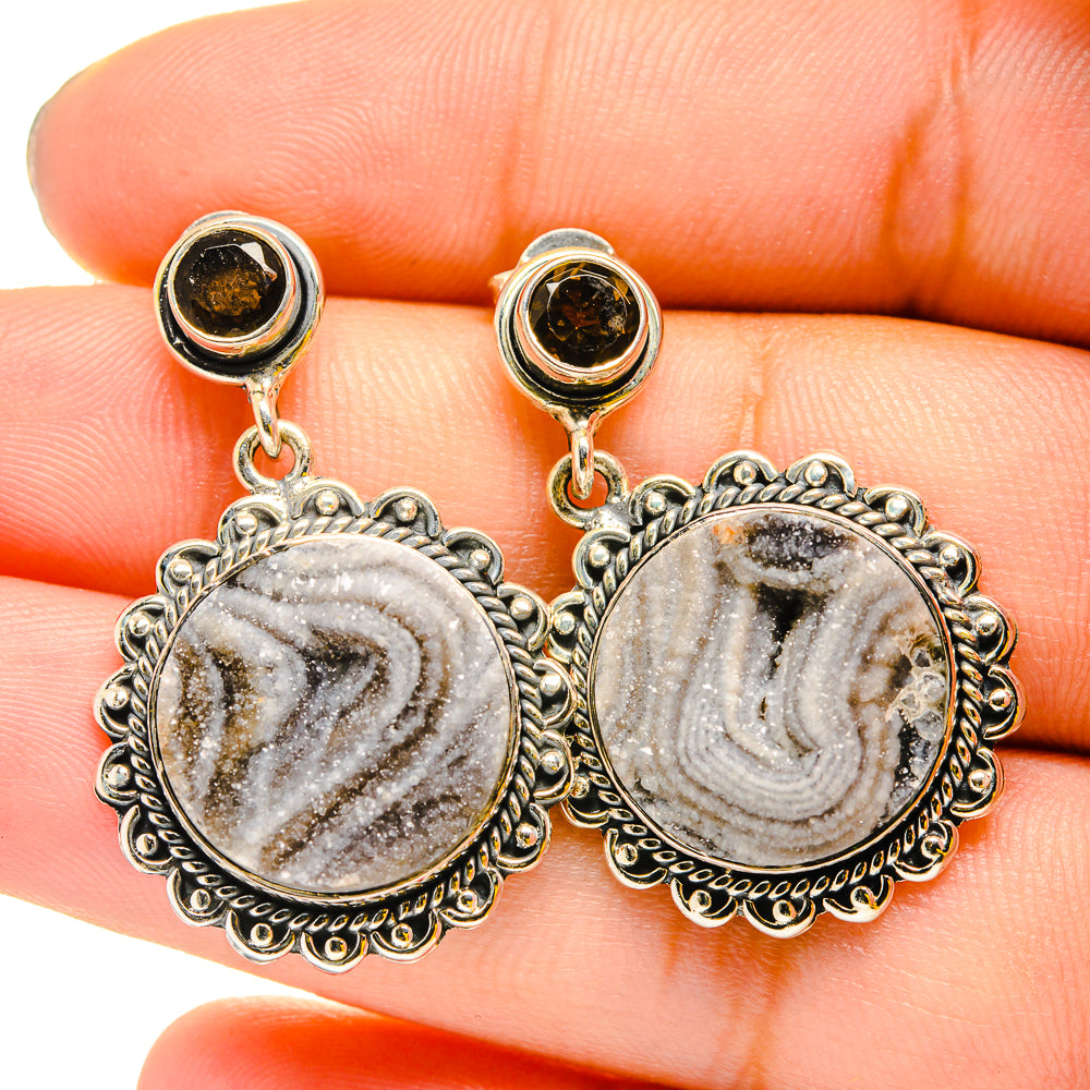 Desert Druzy Earrings handcrafted by Anasilvercos - EARR420814