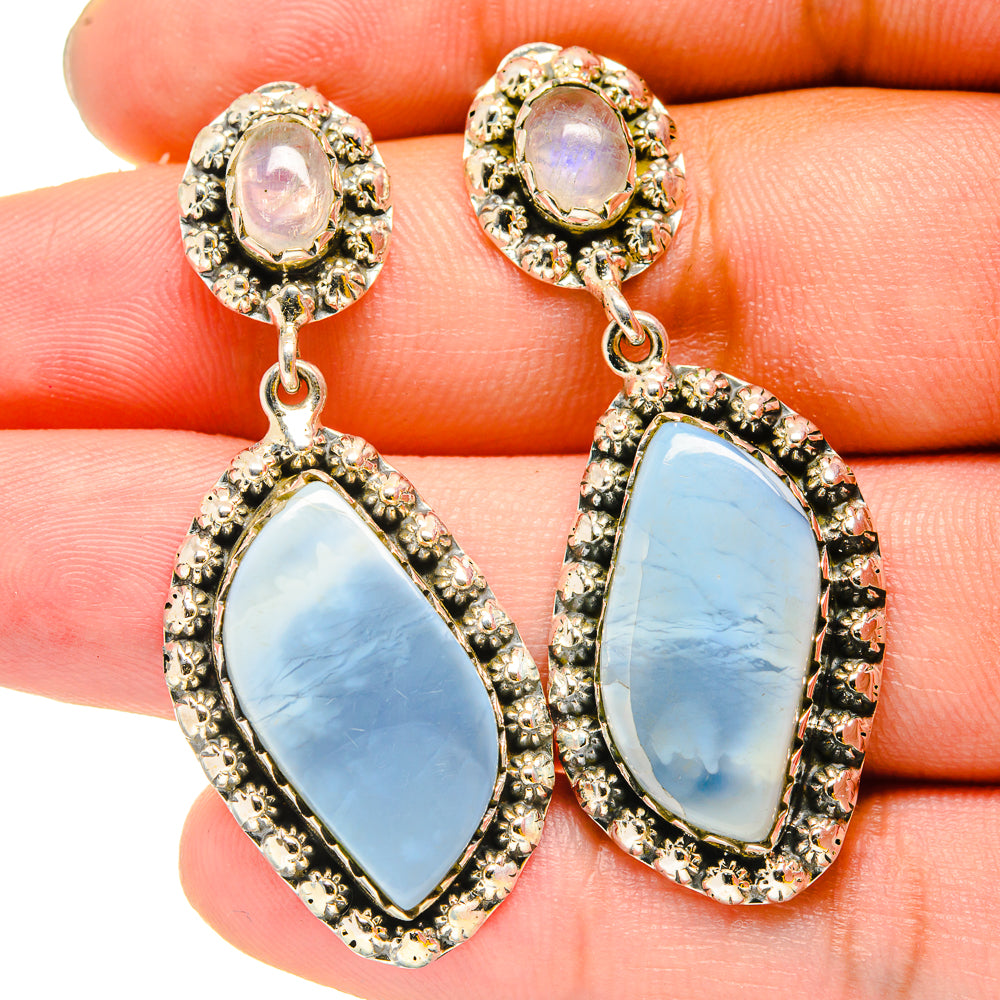 Owyhee Opal Earrings handcrafted by Anasilvercos - EARR420820