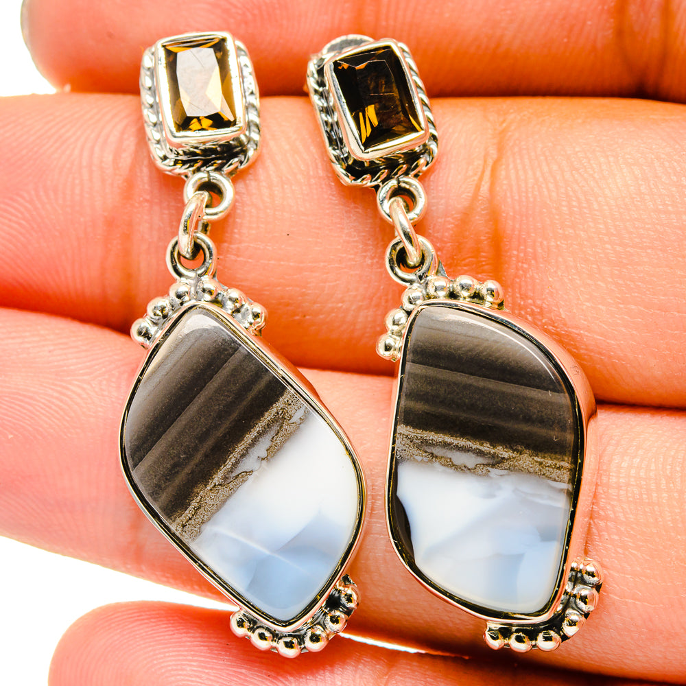 Owyhee Opal Earrings handcrafted by Anasilvercos - EARR420836