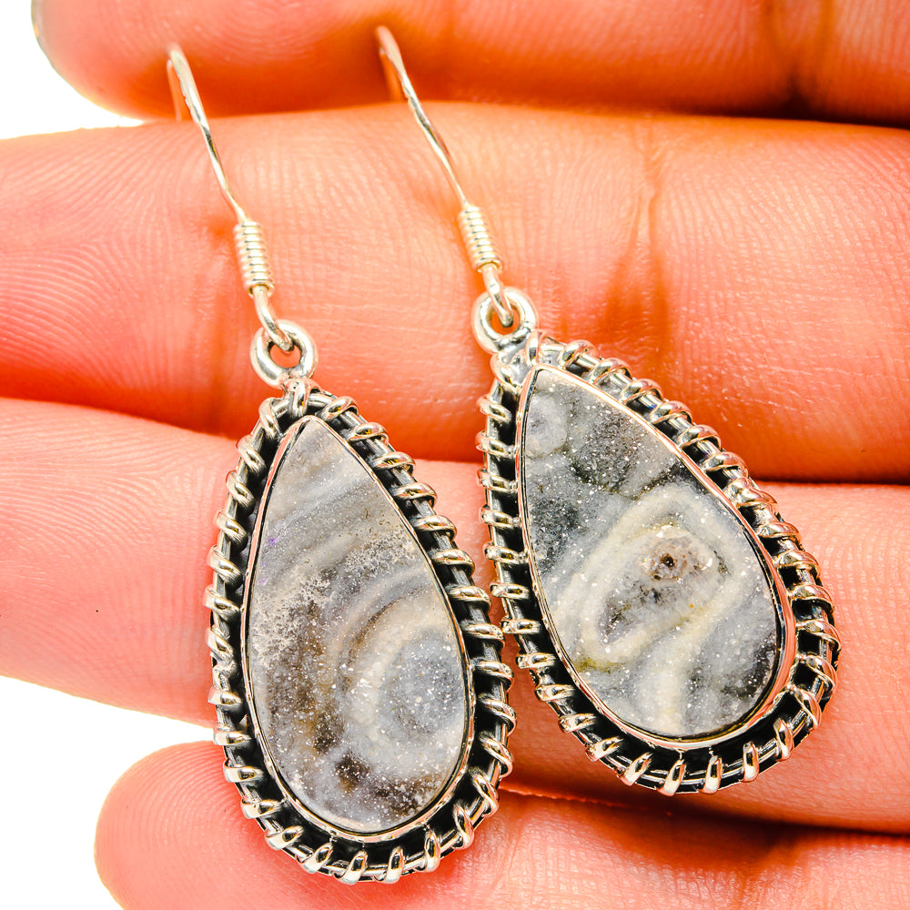 Desert Druzy Earrings handcrafted by Anasilvercos - EARR420845
