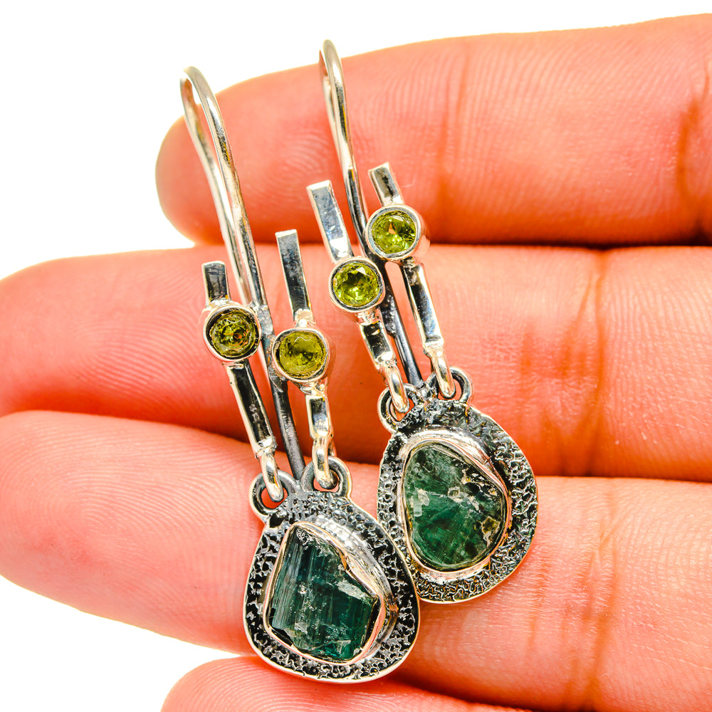 Chrysoprase Earrings handcrafted by Anasilvercos - EARR420847
