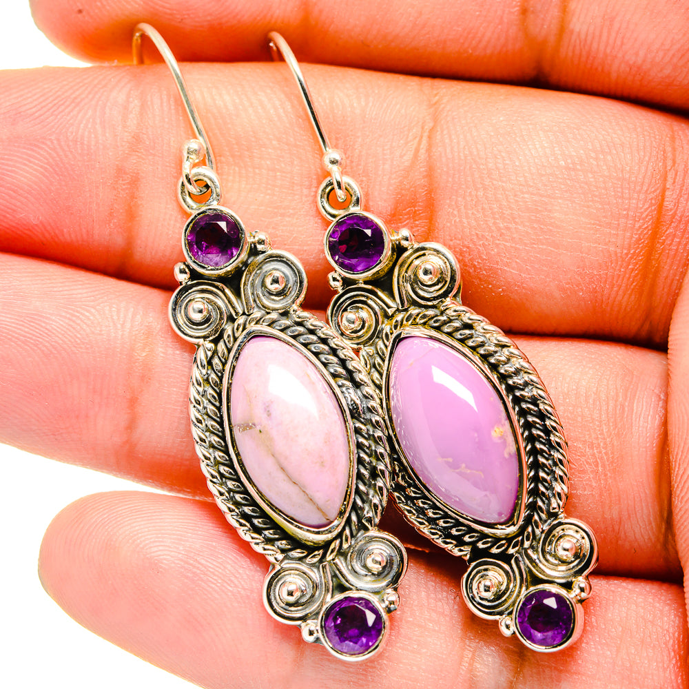 Phosphosiderite Earrings handcrafted by Anasilvercos - EARR420872