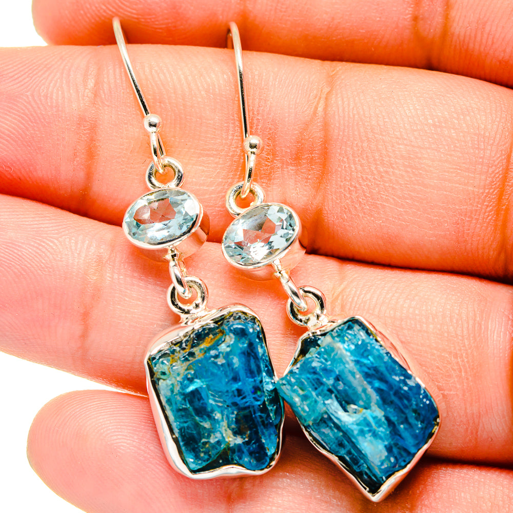 Apatite Earrings handcrafted by Anasilvercos - EARR420873
