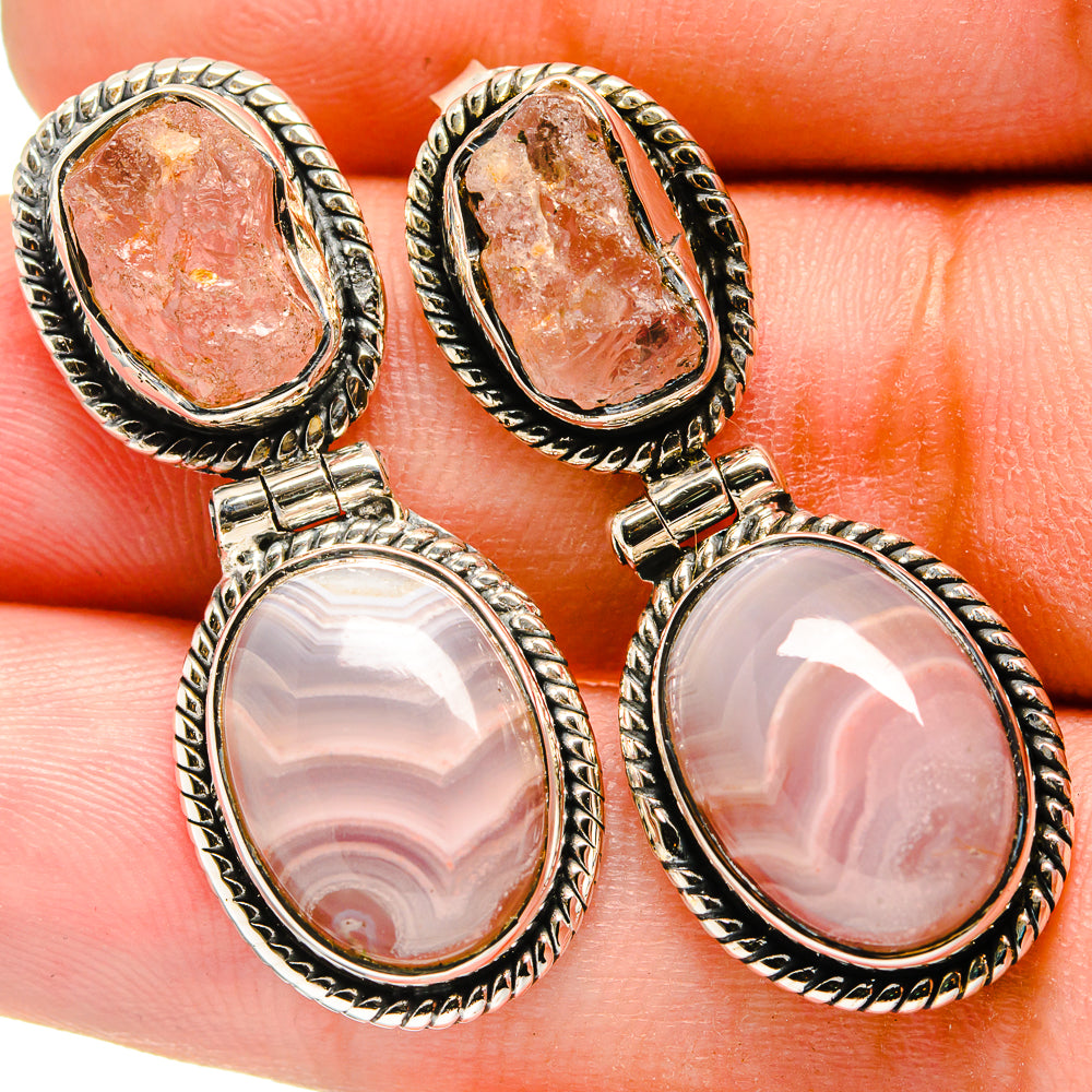 Ocean Jasper Earrings handcrafted by Anasilvercos - EARR420877