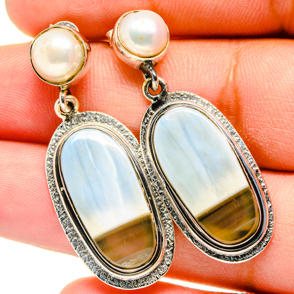 Owyhee Opal Earrings handcrafted by Anasilvercos - EARR420896